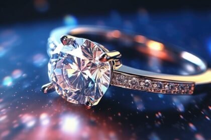 diamond ring closeup