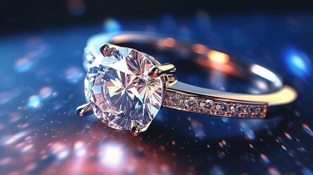 diamond ring closeup